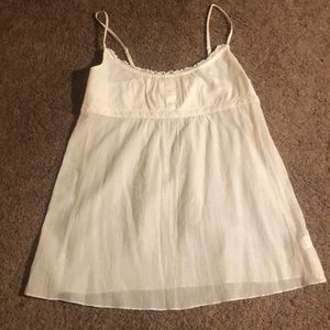 White babydoll top